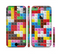 The Neon Colored Building Blocks Sectioned Skin Series for the Apple iPhone 6/6s
