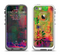 The Neon Colored Grunge Surface Apple iPhone 5-5s LifeProof Fre Case Skin Set