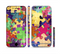 The Neon Colored Puzzle Pieces Sectioned Skin Series for the Apple iPhone 6/6s