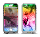 The Neon Glowing Fumes Apple iPhone 5-5s LifeProof Nuud Case Skin Set