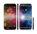 The Neon Glowing Grill Mesh Sectioned Skin Series for the Apple iPhone 6/6s Plus
