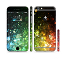 The Neon Glowing Grunge Drops Sectioned Skin Series for the Apple iPhone 6/6s
