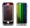 The Neon Glowing Rain Apple iPhone 5-5s LifeProof Nuud Case Skin Set