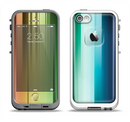 The Neon Horizontal Color Strips Apple iPhone 5-5s LifeProof Fre Case Skin Set