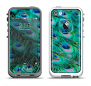 The Neon Multiple Peacock Apple iPhone 5-5s LifeProof Fre Case Skin Set