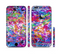 The Neon Overlapping Squiggles Sectioned Skin Series for the Apple iPhone 6/6s Plus
