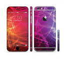 The Neon Translucent Swirls Sectioned Skin Series for the Apple iPhone 6/6s Plus