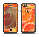 The Orange Candy Slices Apple iPhone 6/6s LifeProof Fre Case Skin Set