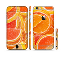 The Orange Candy Slices Sectioned Skin Series for the Apple iPhone 6/6s Plus