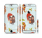 The Orange Cartoon Winter Owls Sectioned Skin Series for the Apple iPhone 6/6s