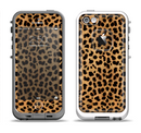 The Orange Cheetah Fur Pattern Apple iPhone 5-5s LifeProof Fre Case Skin Set