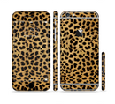 The Orange Cheetah Fur Pattern Sectioned Skin Series for the Apple iPhone 6/6s