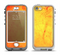 The Orange Vibrant Texture Apple iPhone 5-5s LifeProof Nuud Case Skin Set