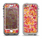 The Orange and Pink Candy Sprinkles Apple iPhone 5-5s LifeProof Nuud Case Skin Set
