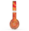 The Orange and Red Vector Feathers Skin Set for the Beats by Dre Solo 2 Wireless Headphones