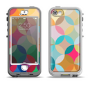 The Overlaping Colorful Connect Circles Apple iPhone 5-5s LifeProof Nuud Case Skin Set