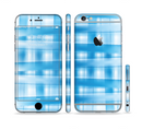 The Overlapping Blue Woven Sectioned Skin Series for the Apple iPhone 6/6s Plus