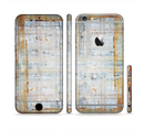 The Painted Grunge Rusted Panel Sectioned Skin Series for the Apple iPhone 6/6s