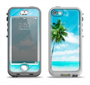 The Paradise Beach Palm Tree Apple iPhone 5-5s LifeProof Nuud Case Skin Set