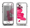 The Paris Pink Illustration Apple iPhone 5-5s LifeProof Nuud Case Skin Set