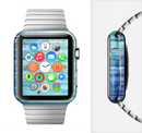 The Patchy Folded Vibrant Blue Paint Full-Body Skin Set for the Apple Watch