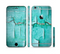 The Peeling Teal Paint Sectioned Skin Series for the Apple iPhone 6/6s Plus