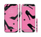 The Pink & Black High-Heel Pattern V12 Sectioned Skin Series for the Apple iPhone 6/6s
