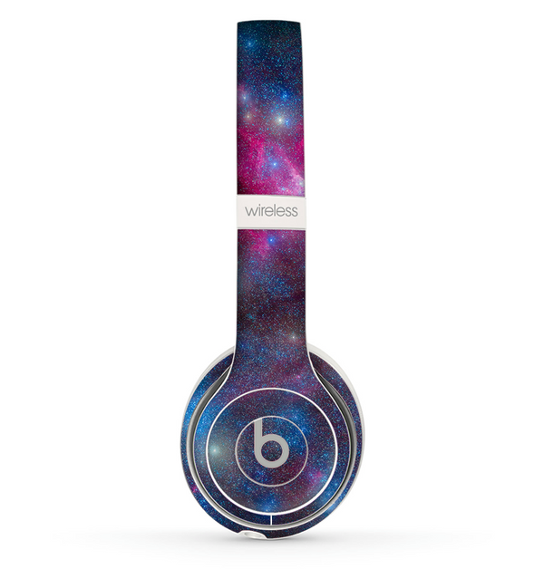 The Pink & Blue Galaxy Skin Set for the Beats by Dre Solo 2 Wireless Headphones