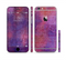 The Pink & Blue Grungy Surface Texture Sectioned Skin Series for the Apple iPhone 6/6s Plus