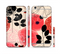 The Pink Nature Layered Pattern V1 Sectioned Skin Series for the Apple iPhone 6/6s Plus