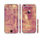 The Pink Paint Splattered Brick Wall Sectioned Skin Series for the Apple iPhone 6/6s