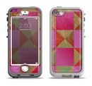 The Pink, Red and Green Drop-Shapes Apple iPhone 5-5s LifeProof Nuud Case Skin Set