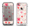 The Pink, Red and Tan Heart Balloon Pattern Apple iPhone 5-5s LifeProof Fre Case Skin Set