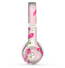 The Pink Ribbon Collage Breast Cancer Awareness Skin Set for the Beats by Dre Solo 2 Wireless Headphones