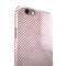 The Pink Slanted Lines Pattern iPhone 6/6s or 6/6s Plus 2-Piece Hybrid INK-Fuzed Case