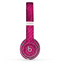 The Pink Snake Skin Texture Skin Set for the Beats by Dre Solo 2 Wireless Headphones