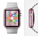 The Pink Sparkly Chandelier Hearts Full-Body Skin Set for the Apple Watch