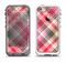 The Pink & Tan Plaid Layered Pattern V5 Apple iPhone 5-5s LifeProof Fre Case Skin Set
