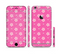 The Pink & Tiny White Floral Pattern Sectioned Skin Series for the Apple iPhone 6/6s
