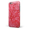 The Pink WAtercolor Grunge with Polka Dots iPhone 6/6s or 6/6s Plus 2-Piece Hybrid INK-Fuzed Case