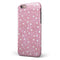 The Pink Watercolor Surface with White Polka Dots iPhone 6/6s or 6/6s Plus 2-Piece Hybrid INK-Fuzed Case