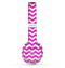 The Pink & White Chevron Pattern Skin Set for the Beats by Dre Solo 2 Wireless Headphones