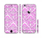 The Pink & White Delicate Pattern Sectioned Skin Series for the Apple iPhone 6/6s