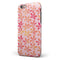 The Pink and Orange Watercolor Clovers iPhone 6/6s or 6/6s Plus 2-Piece Hybrid INK-Fuzed Case