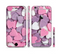 The Pink and Purple Candy Hearts Sectioned Skin Series for the Apple iPhone 6/6s Plus