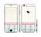 The Polka Dots with Green and Purple Stripes Sectioned Skin Series for the Apple iPhone 6/6s Plus