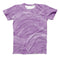 The Purple Brush Strokes ink-Fuzed Unisex All Over Full-Printed Fitted Tee Shirt