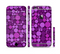 The Purple Circles Pattern Sectioned Skin Series for the Apple iPhone 6/6s Plus