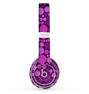 The Purple Circles Pattern Skin Set for the Beats by Dre Solo 2 Wireless Headphones
