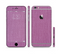 The Purple Fabric Texture Sectioned Skin Series for the Apple iPhone 6/6s Plus